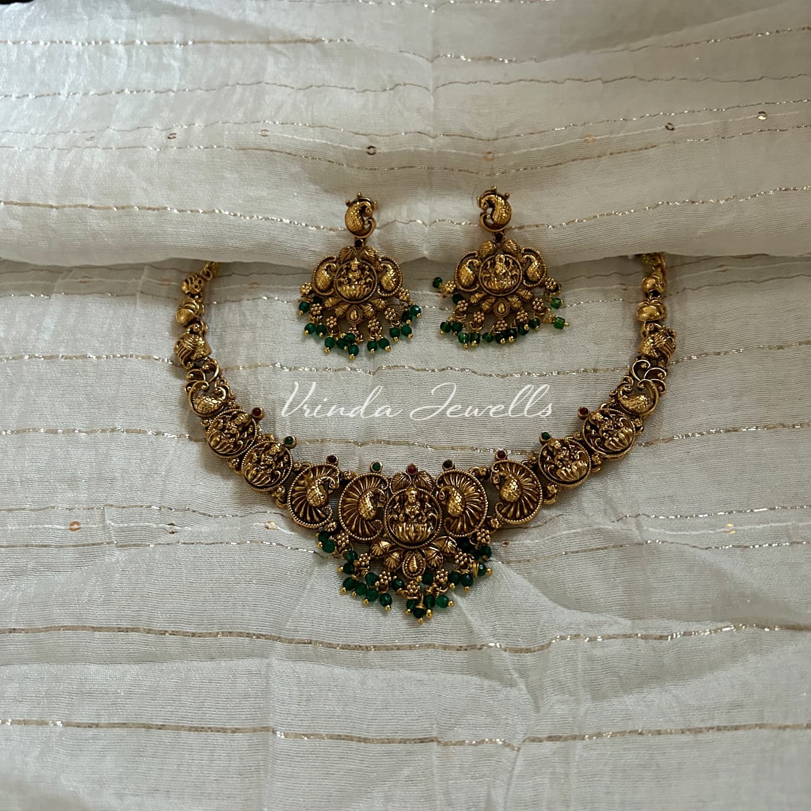 Antique Lakshmi necklace 3