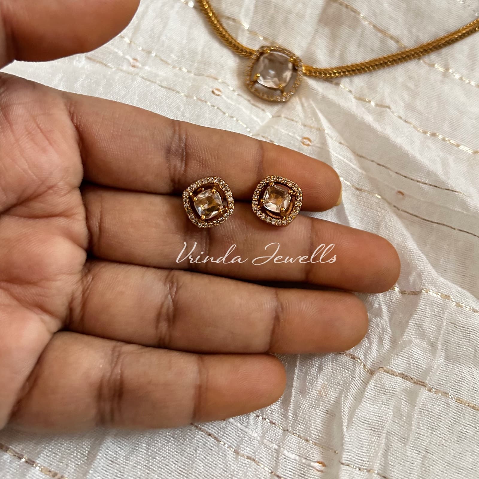 AD stone neck chain 7