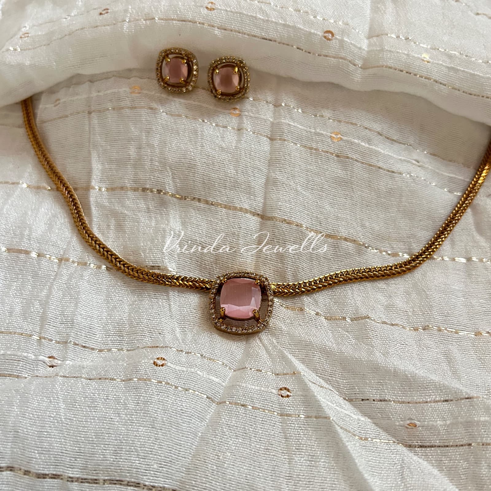 AD stone neck chain 8